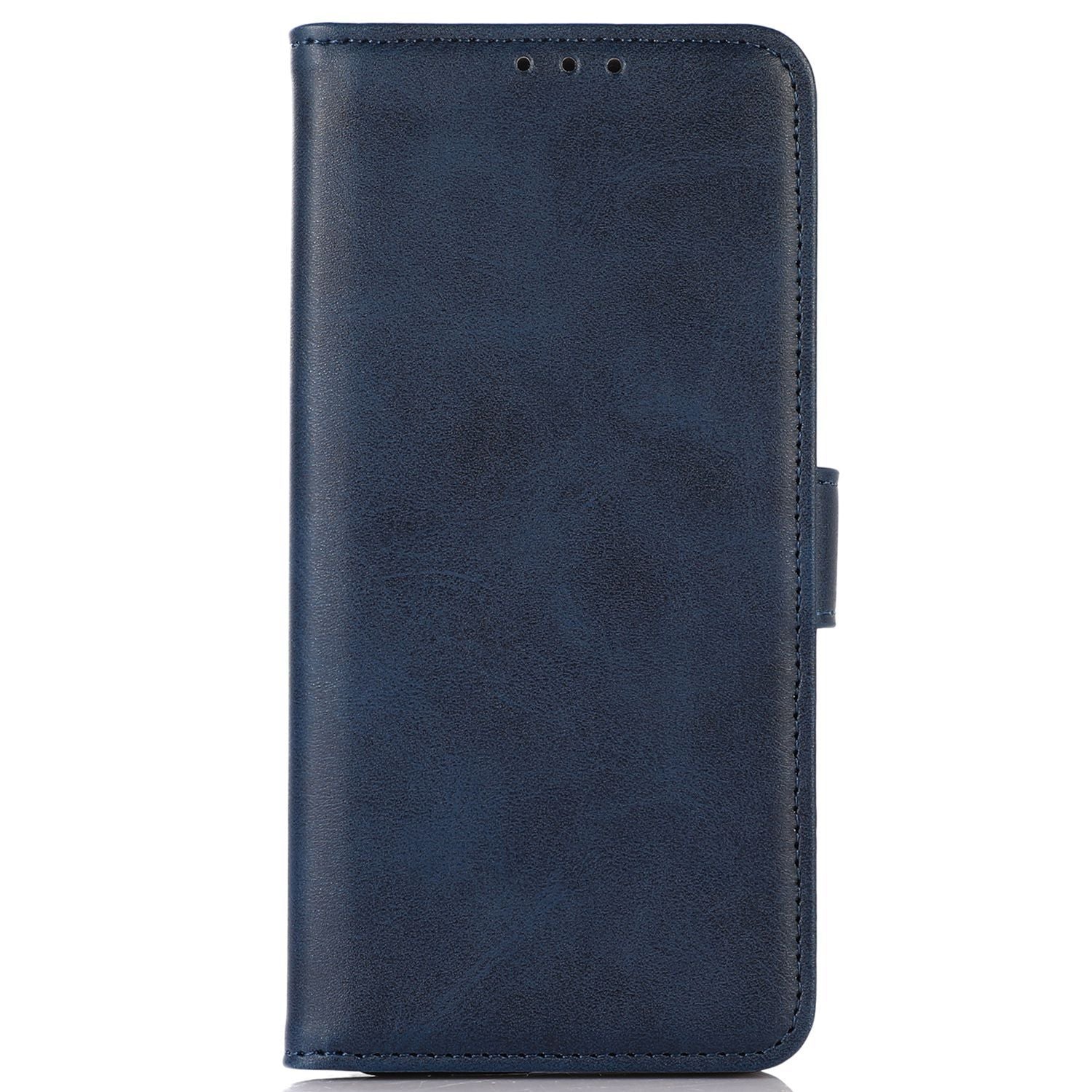 For Xiaomi Redmi Note 13R Pro 5G Leather Case Cowhide Texture Phone Wallet Cover - Blue For Xiaomi Redmi Note 13R Pro 5G Leather Case Cowhide Texture Phone Wallet Cover - Blue